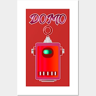 Domo Robot 2 (Red) Posters and Art